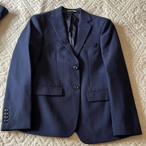 Mens 36s Bar III Navy Two Button Suit -Blazer is 36s, Pants are size 30x30